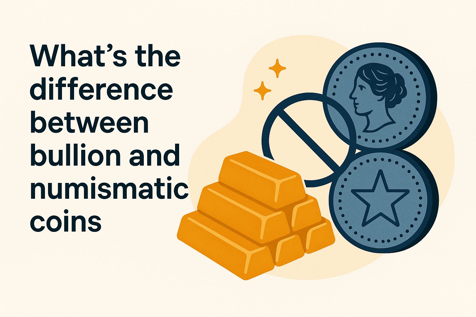 Whats the difference between bullion and numismatic coins Tf