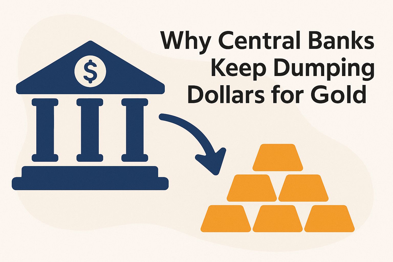 Why central banks keep dumping dollars for gold cU