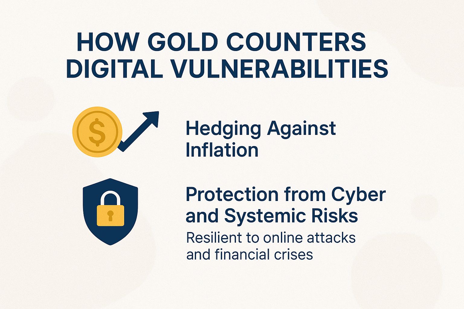 How Gold Counters Digital Vulnerabilities